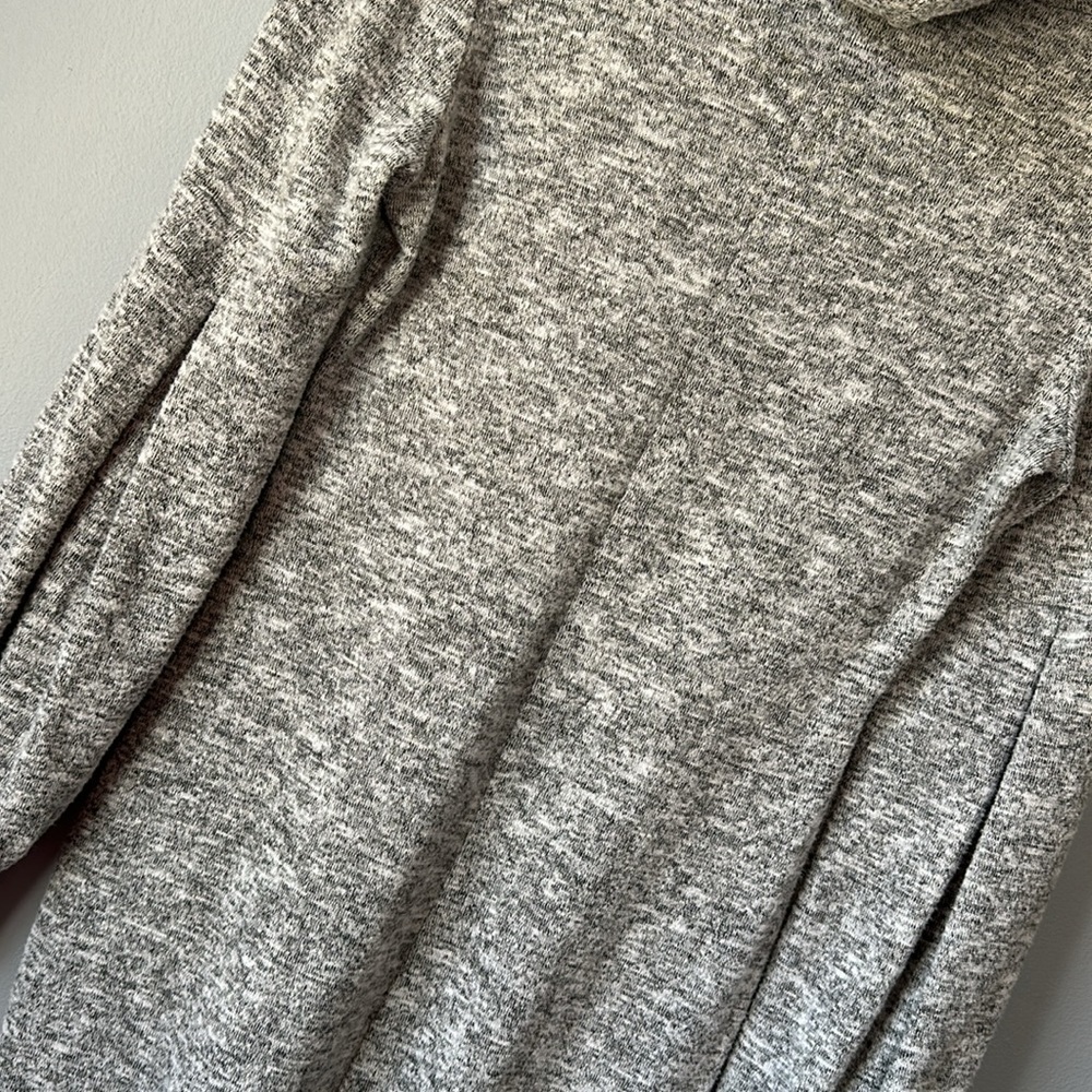 Lulus Mattea Heathered Grey Cowl Neck Midi Sweater Dress women's XS - Picture 12 of 13